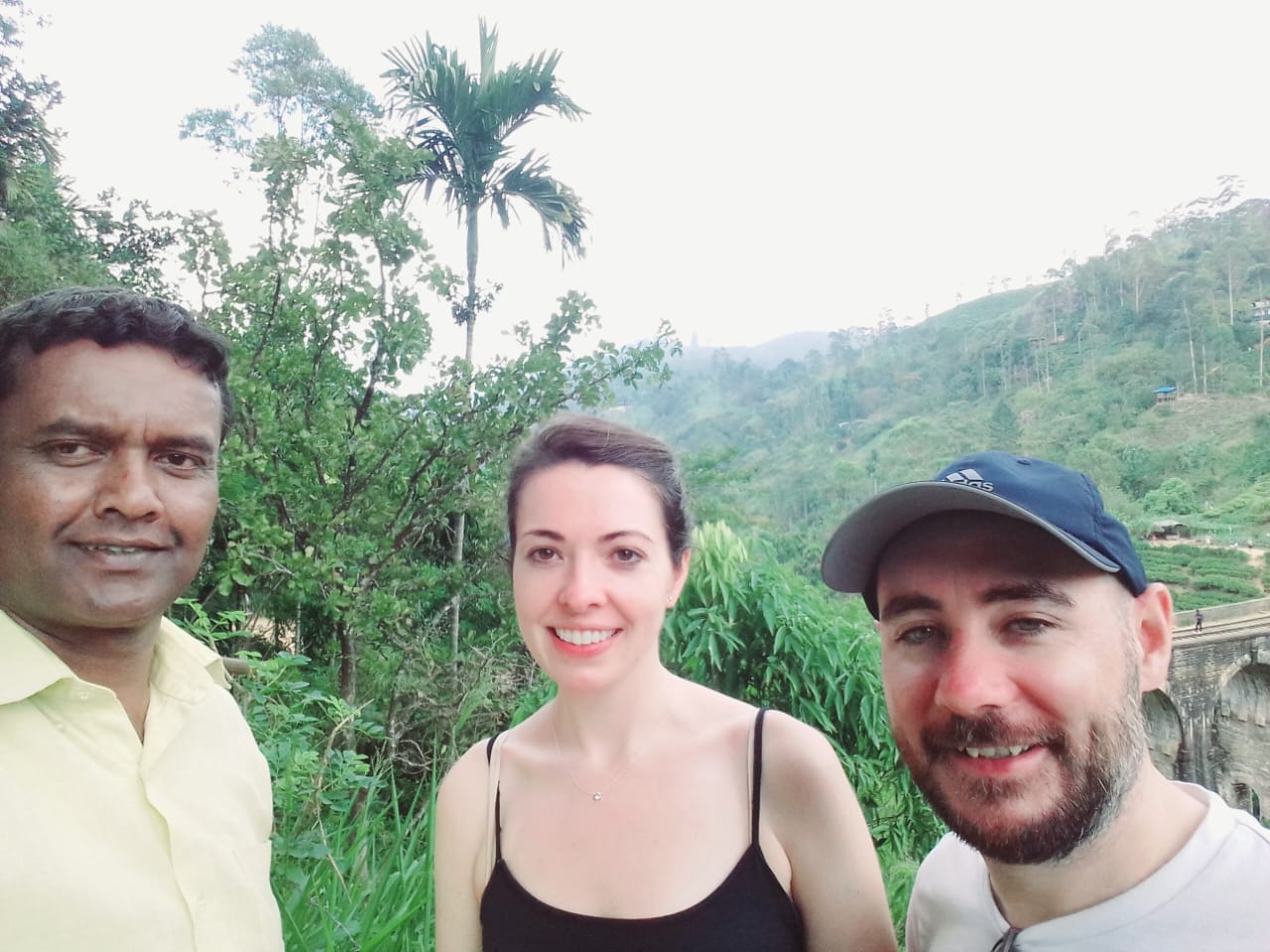 Mountain tea fields in Sri Lanka