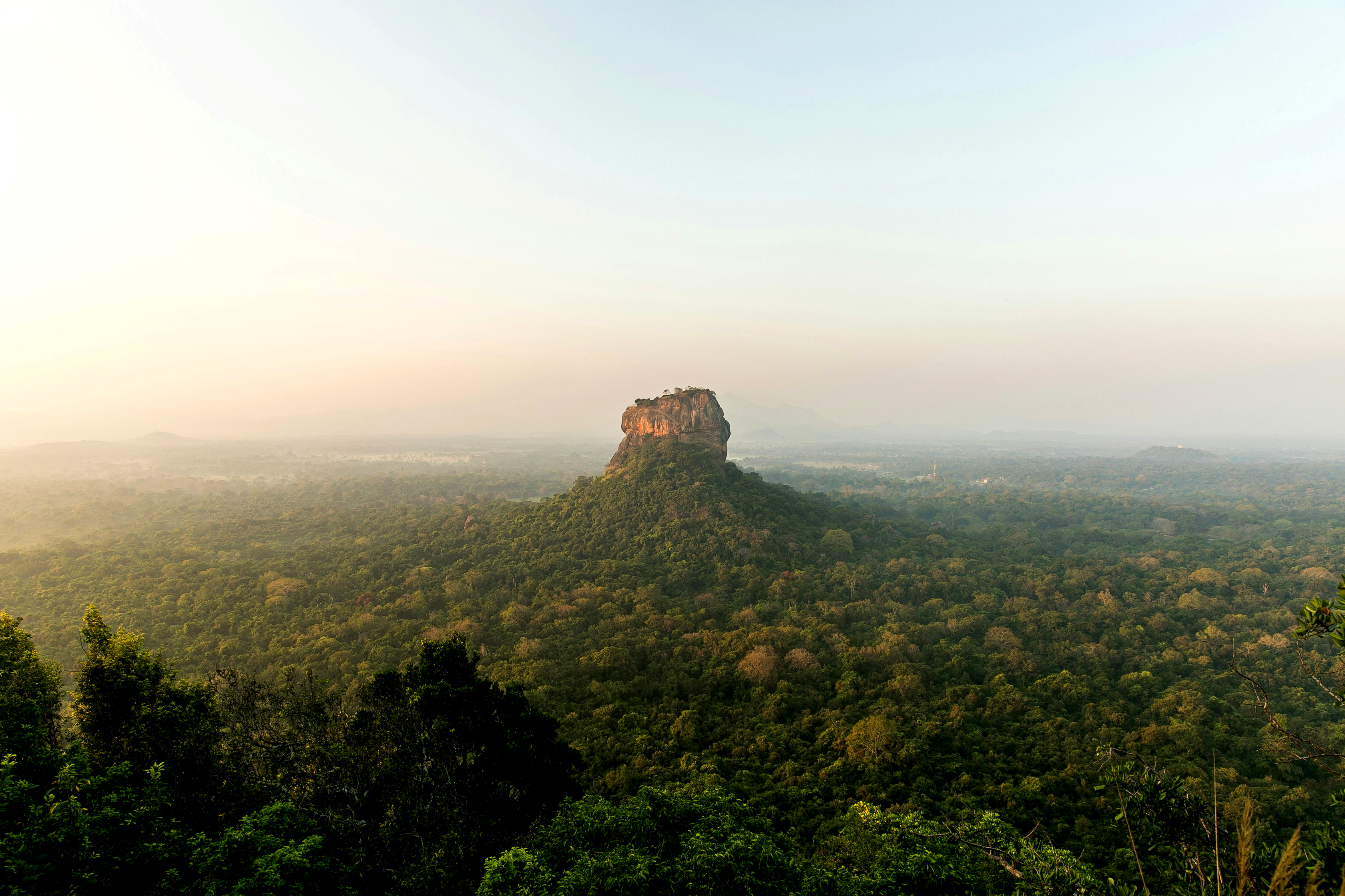Beautiful scenic view of Sri Lanka showing beaches, mountains, and cultural landmarks - Sri Lanka Tours